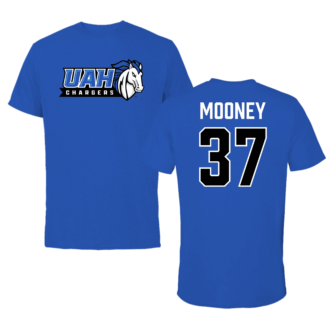 Huntsville Baseball Blue Tee - #37 Logan Mooney