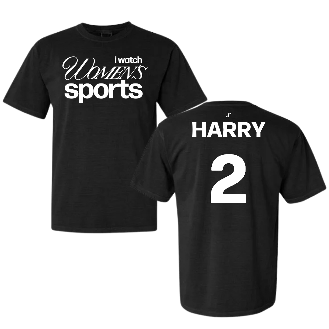 Basketball (W) Black WHM Comfort Colors Tee - #2 Traeshira Harry