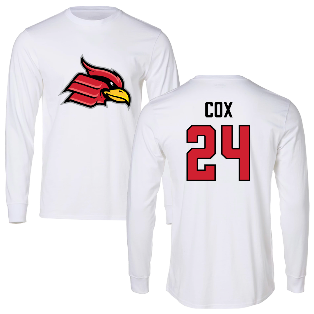Wheeling University Football White Long Sleeve - #24 Tony Cox