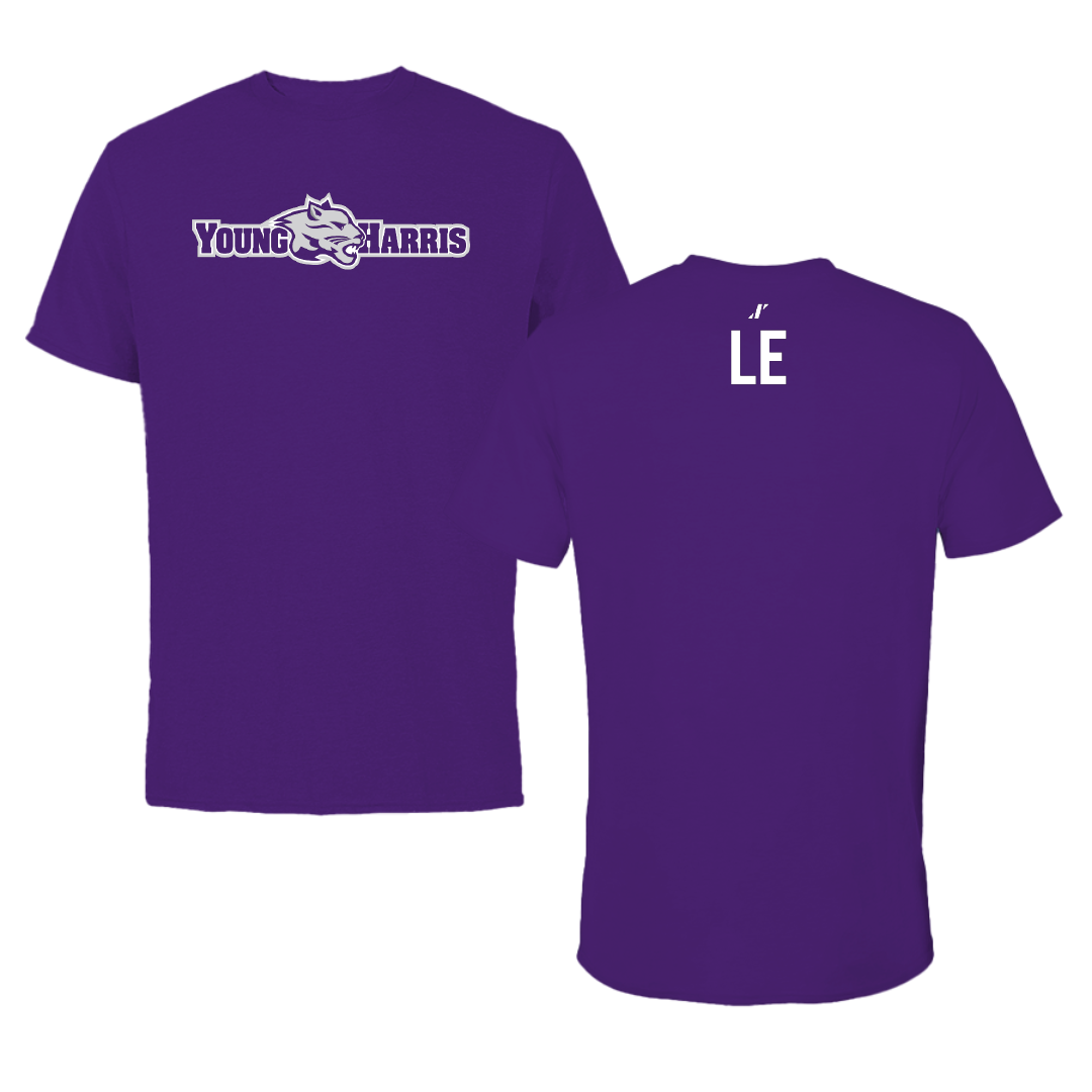 Young Harris College TF and XC Purple Tee - Christopher Le