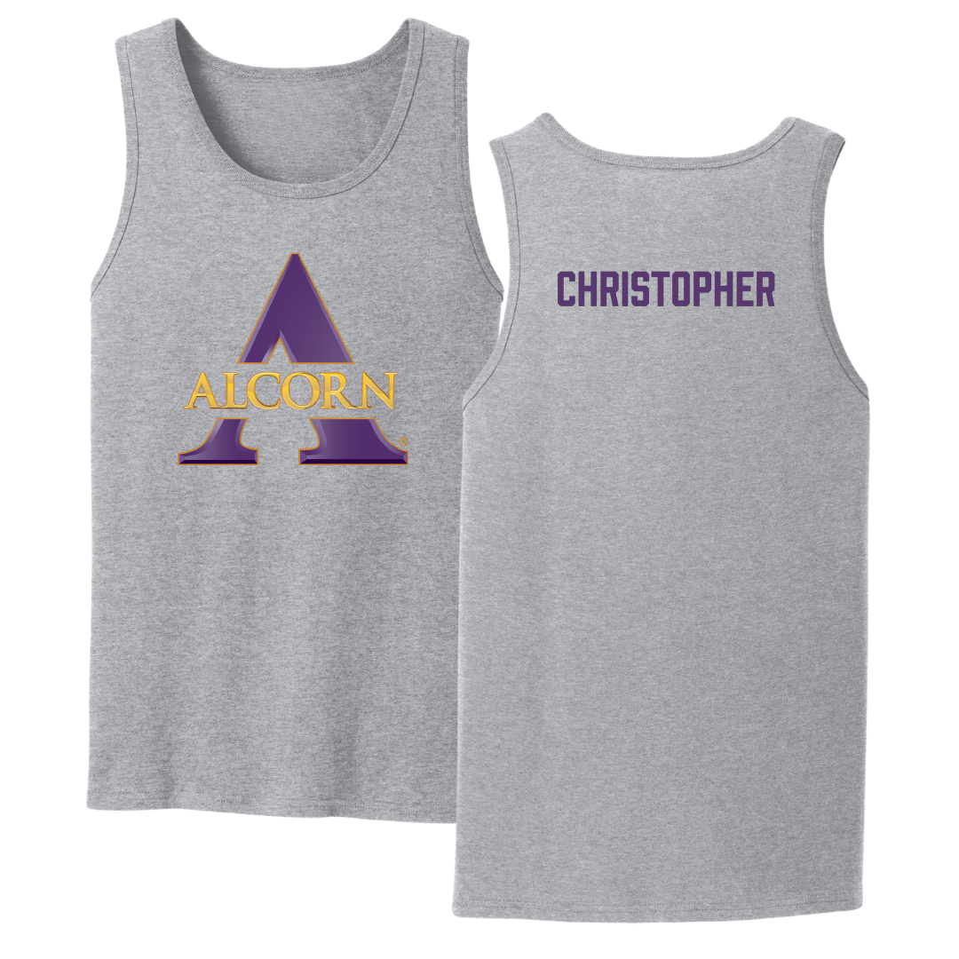 Alcorn State University TF and XC Sport Gray Tank Top - Gabrielle Christopher