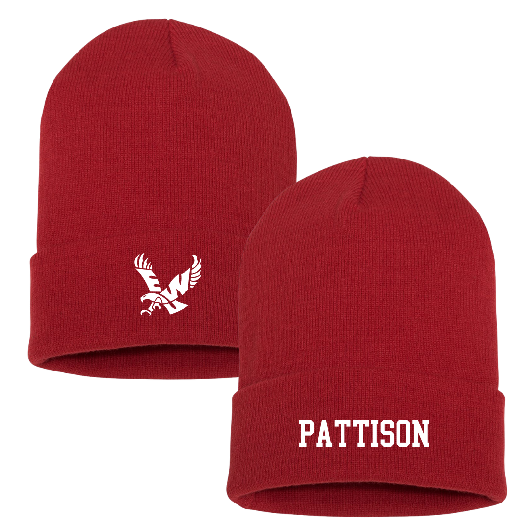 Eastern Washington University Soccer (W) Red Beanie - #20 Chloe Pattison