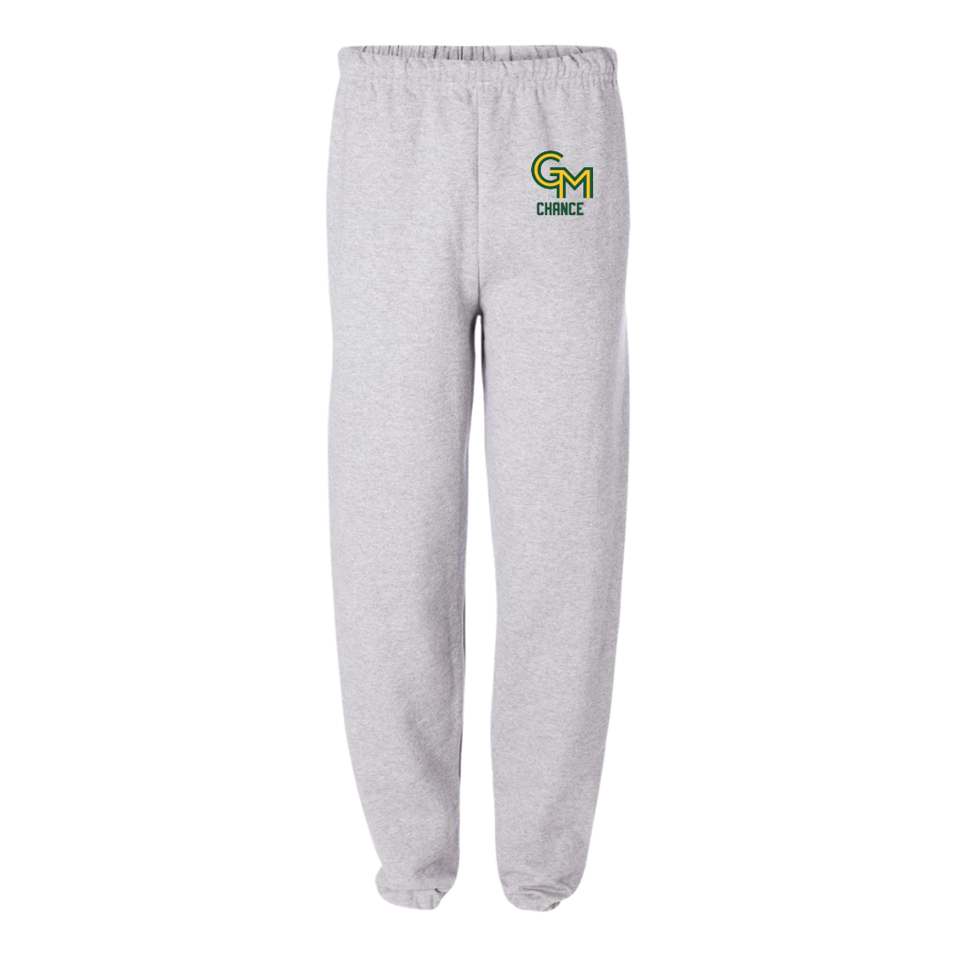 George Mason University Wrestling (M) Light Gray Sweatpants - James Chance