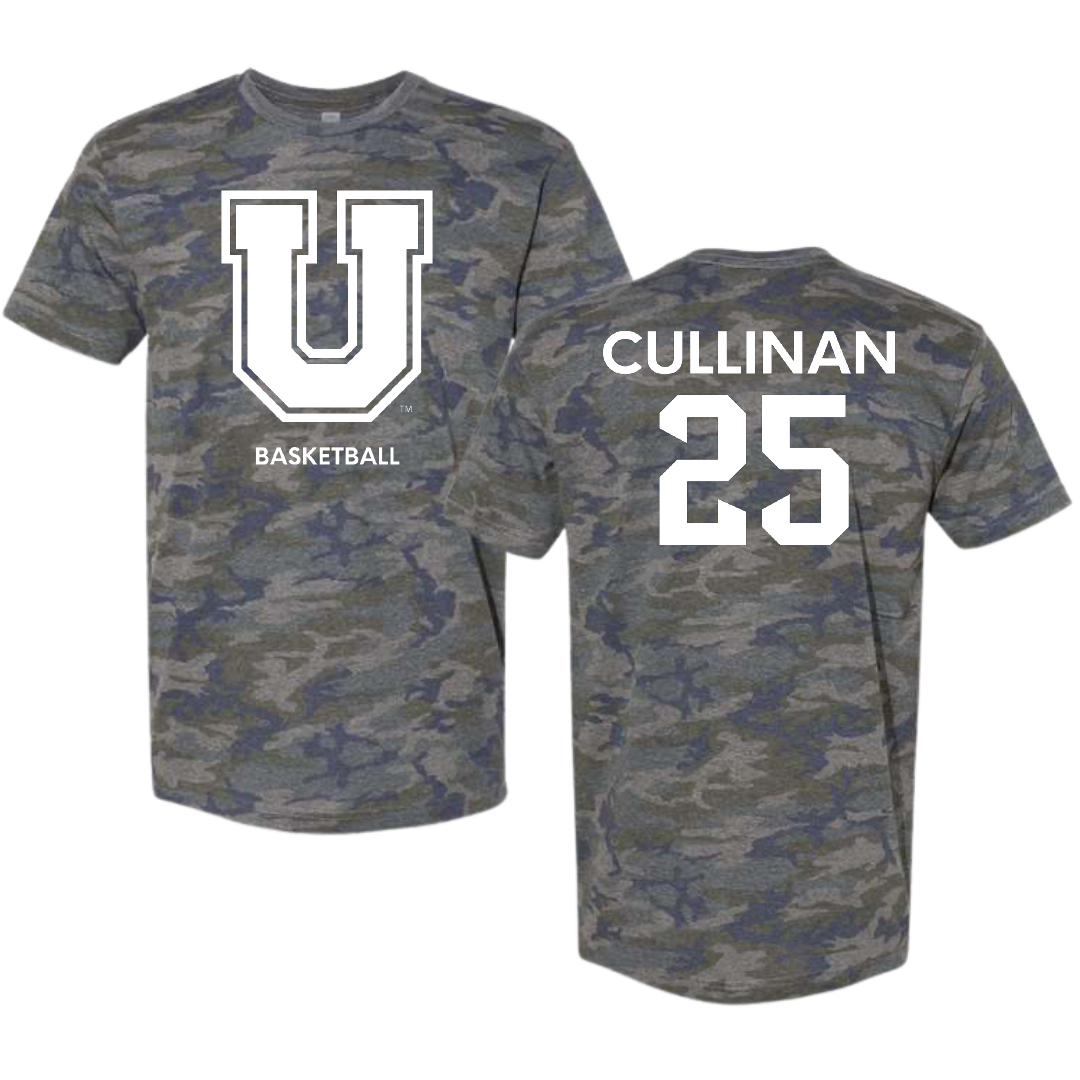 Union College Basketball (M) Vintage Camo Tee - #25 Patrick Cullinan