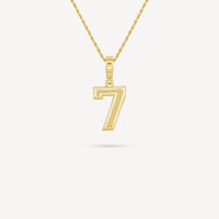 Gold Presidents Pendant and Chain - #7 Katelyn Studebaker