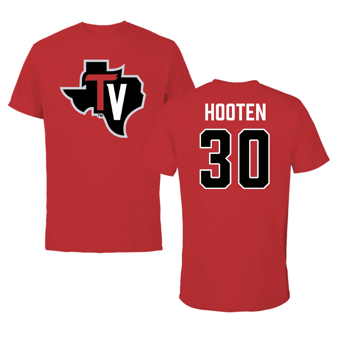 Trinity Valley Community College Basketball (W) Red State Performance Tee - #30 Khanyla Hooten