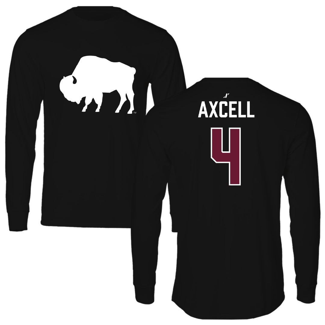 West Texas A&M University Soccer (M) Black Long Sleeve - #4 Finley Axcell
