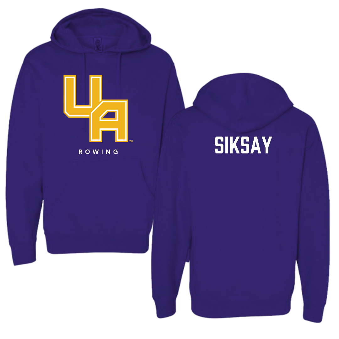 University at Albany Rowing Purple Hoodie - Alexandra Siksay