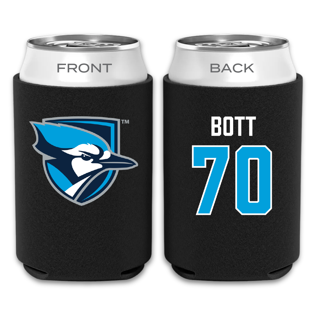 Elmhurst University Football Black Can Cooler - #70 Connor Bott