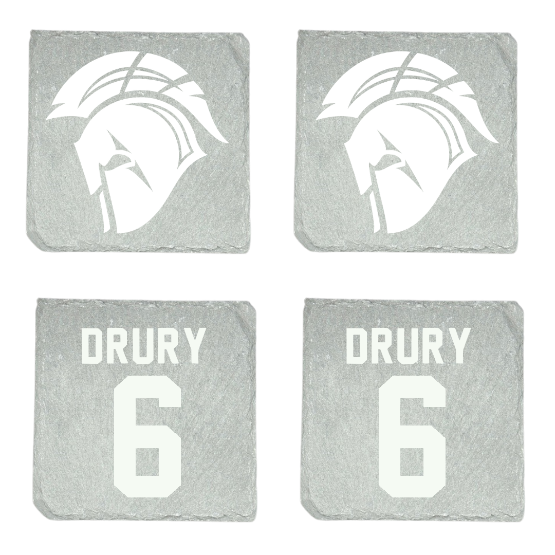 North Iowa Area Community College Soccer Stone Coaster (4 Pack)  - #6 Kayley Drury