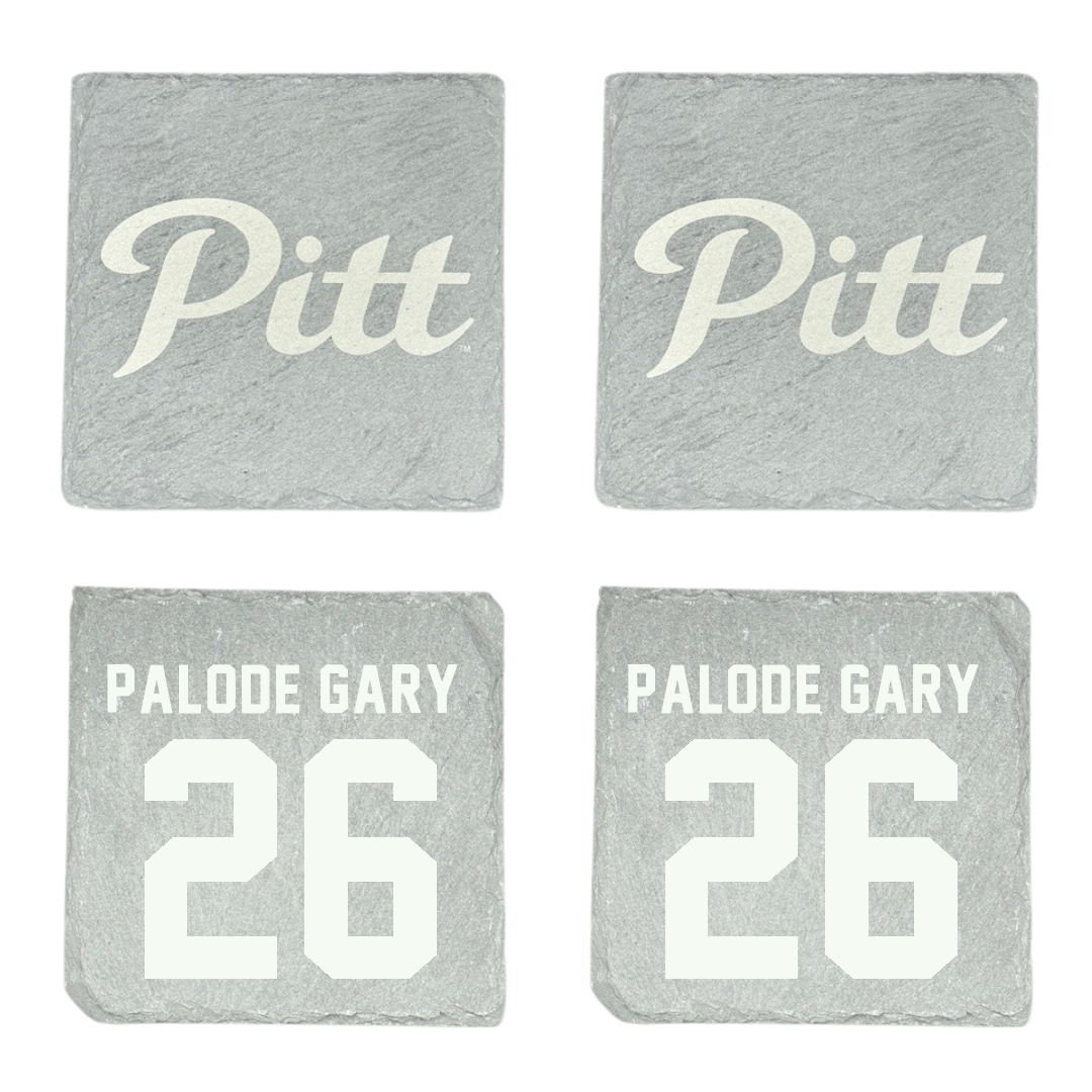 Pittsburg State University Football Stone Coaster (4 Pack)  - #26 Zahmari Palode Gary