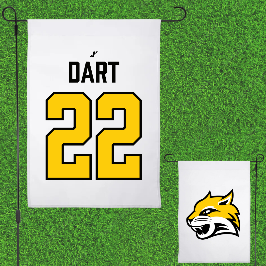 Wayne State College (Nebraska) Rugby White Garden Flag - #22 Alexis Dart