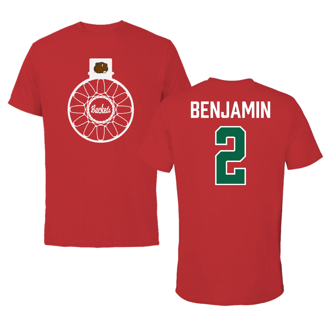 Minot State University Basketball (M) Red Buckets Performance Tee - #2 Deuce Benjamin