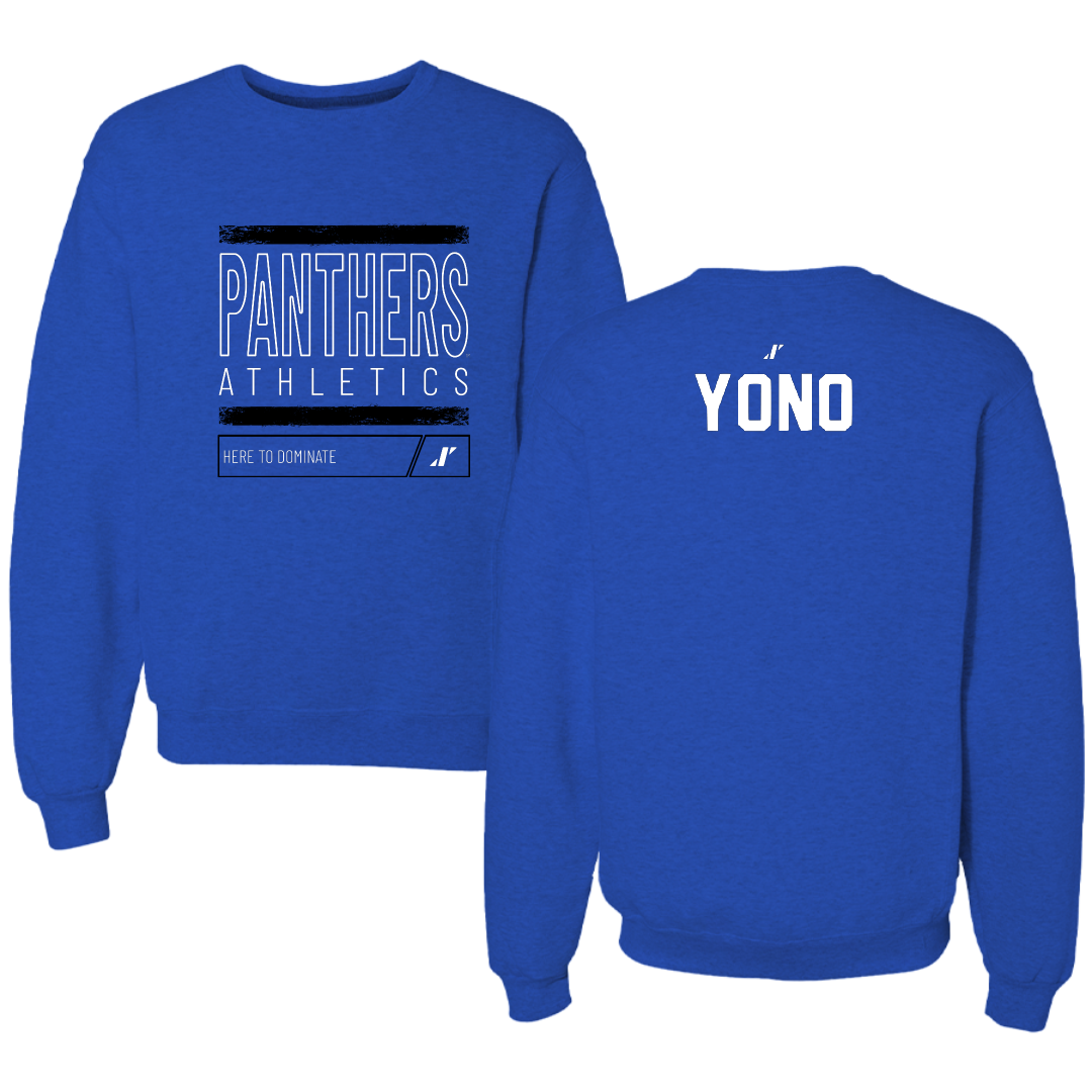 Georgia State University Golf Blue Dominate Crewneck - Sam Yono