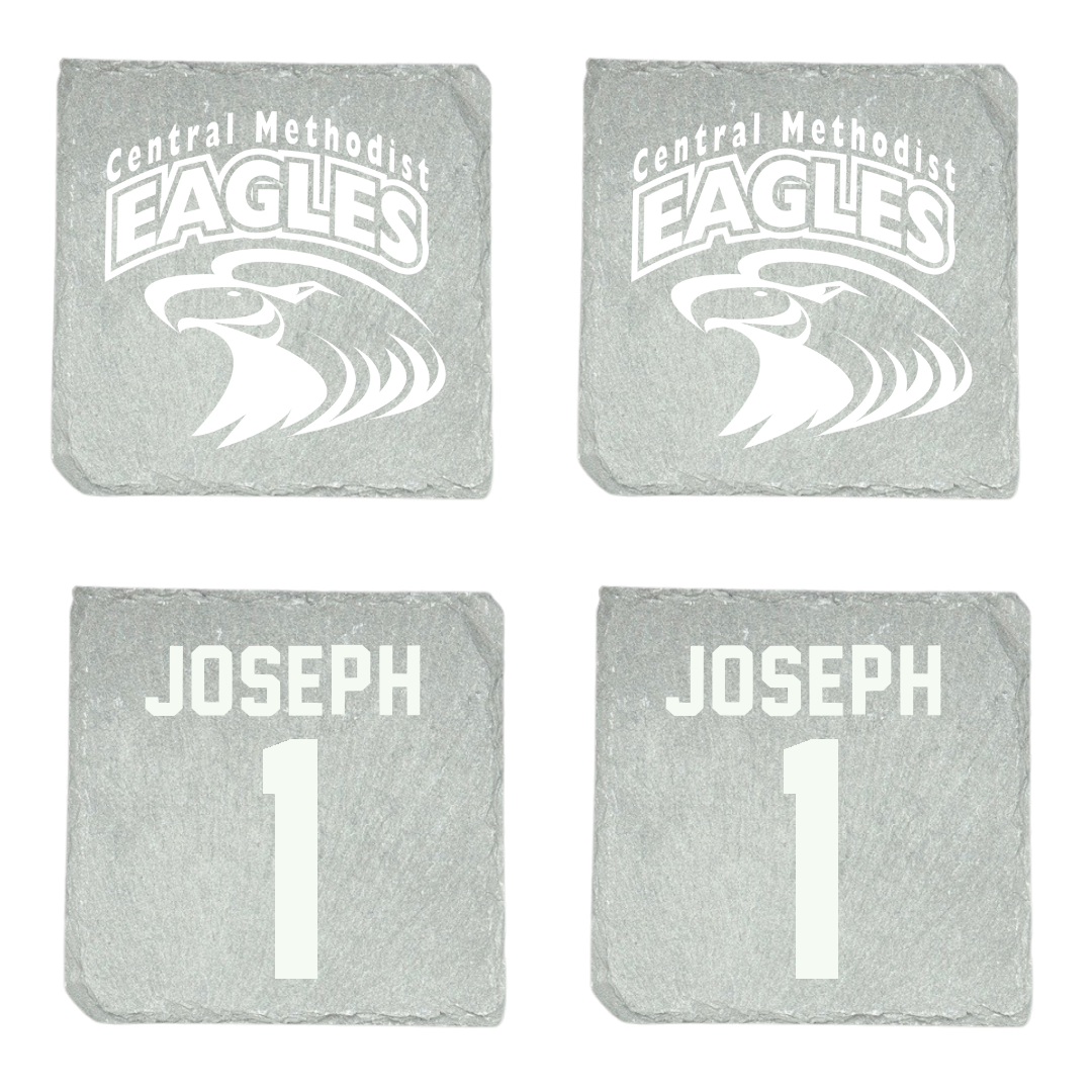 Central Methodist University Football Stone Coaster (4 Pack)  - #1 Jaylen Joseph