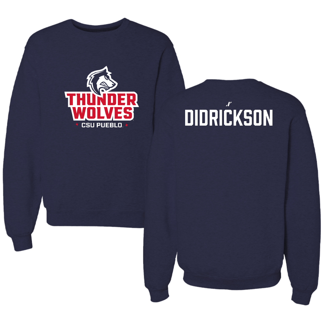Colorado State University-Pueblo Wrestling (M) Navy General Crewneck - Richard Didrickson