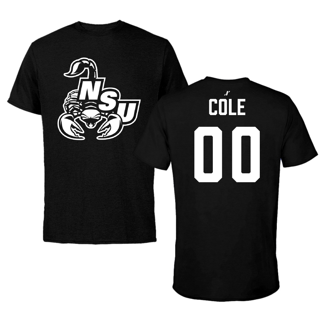 Nevada State University Flag Football (W) Black Tee - #00 Tyriel Cole