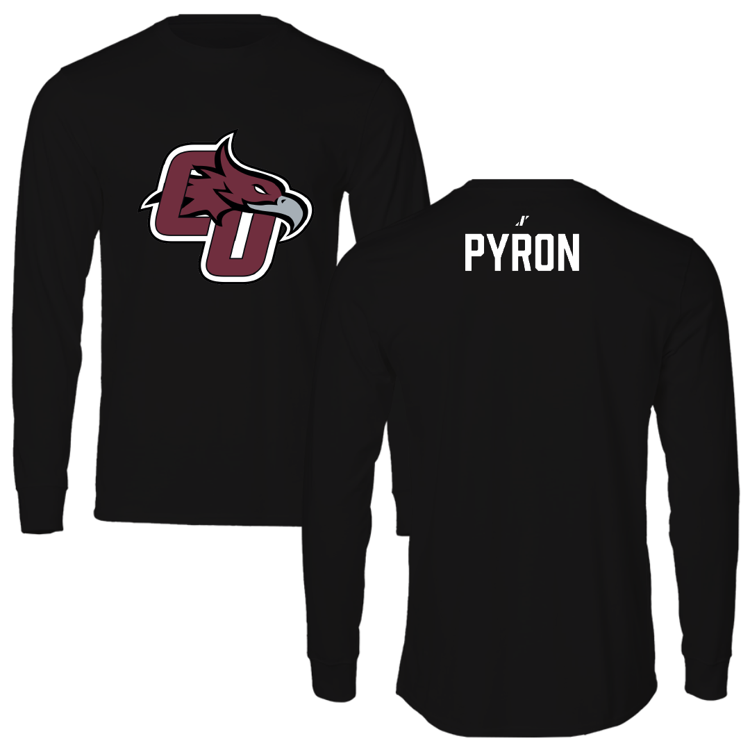 Cumberland University Wrestling (M) Black Performance Long Sleeve - Anthony Pyron