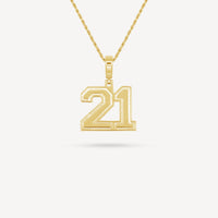 Gold Presidents Pendant and Chain - #21 Ryan Burt