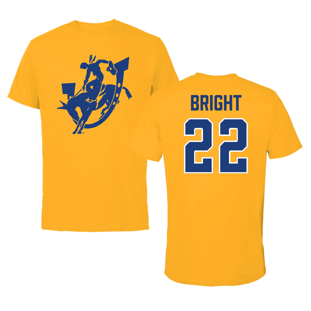 Southern Arkansas University Basketball Gold Performance Tee - #22 Marlee Bright