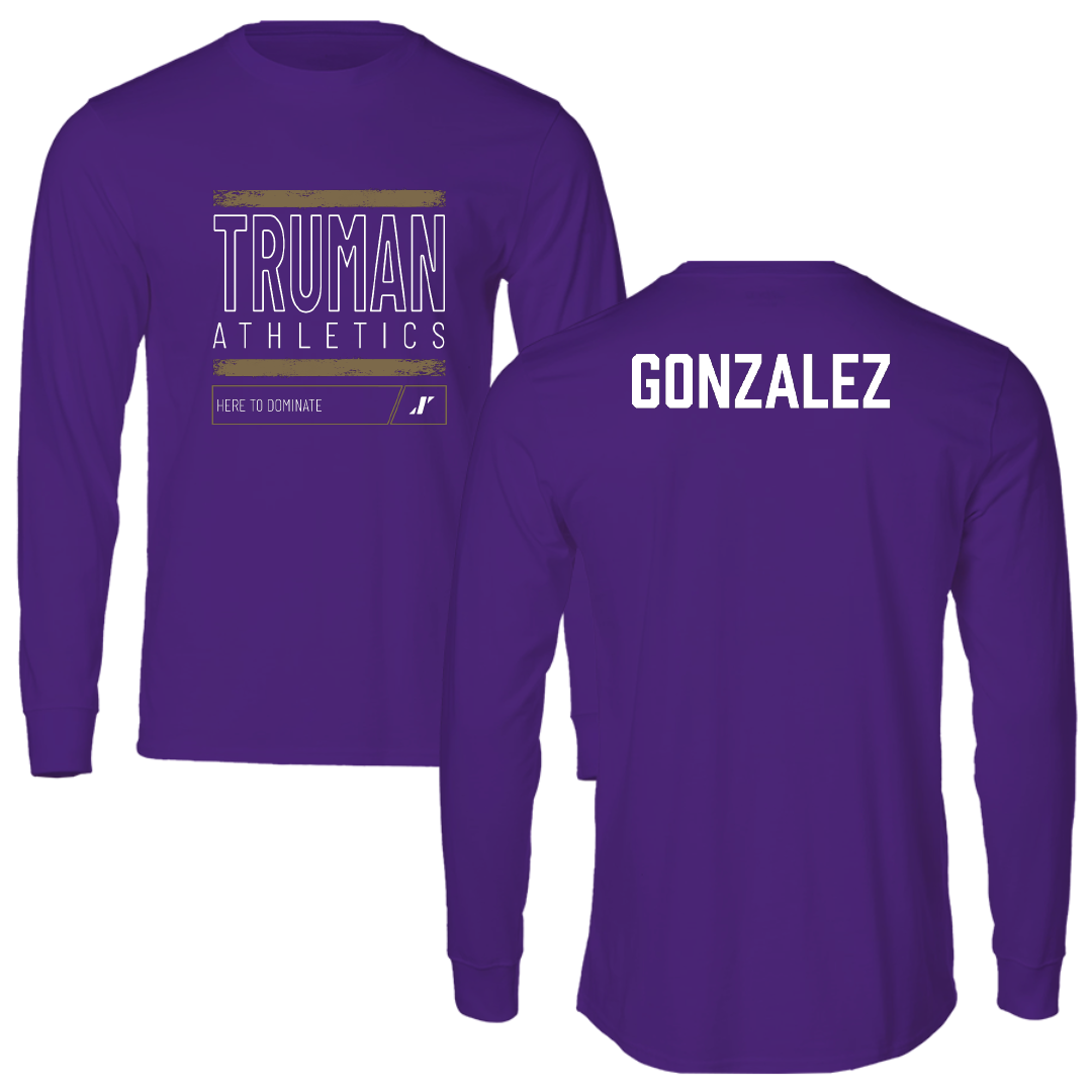 Truman State University Golf Purple Dominate Long Sleeve - Ana Gonzalez