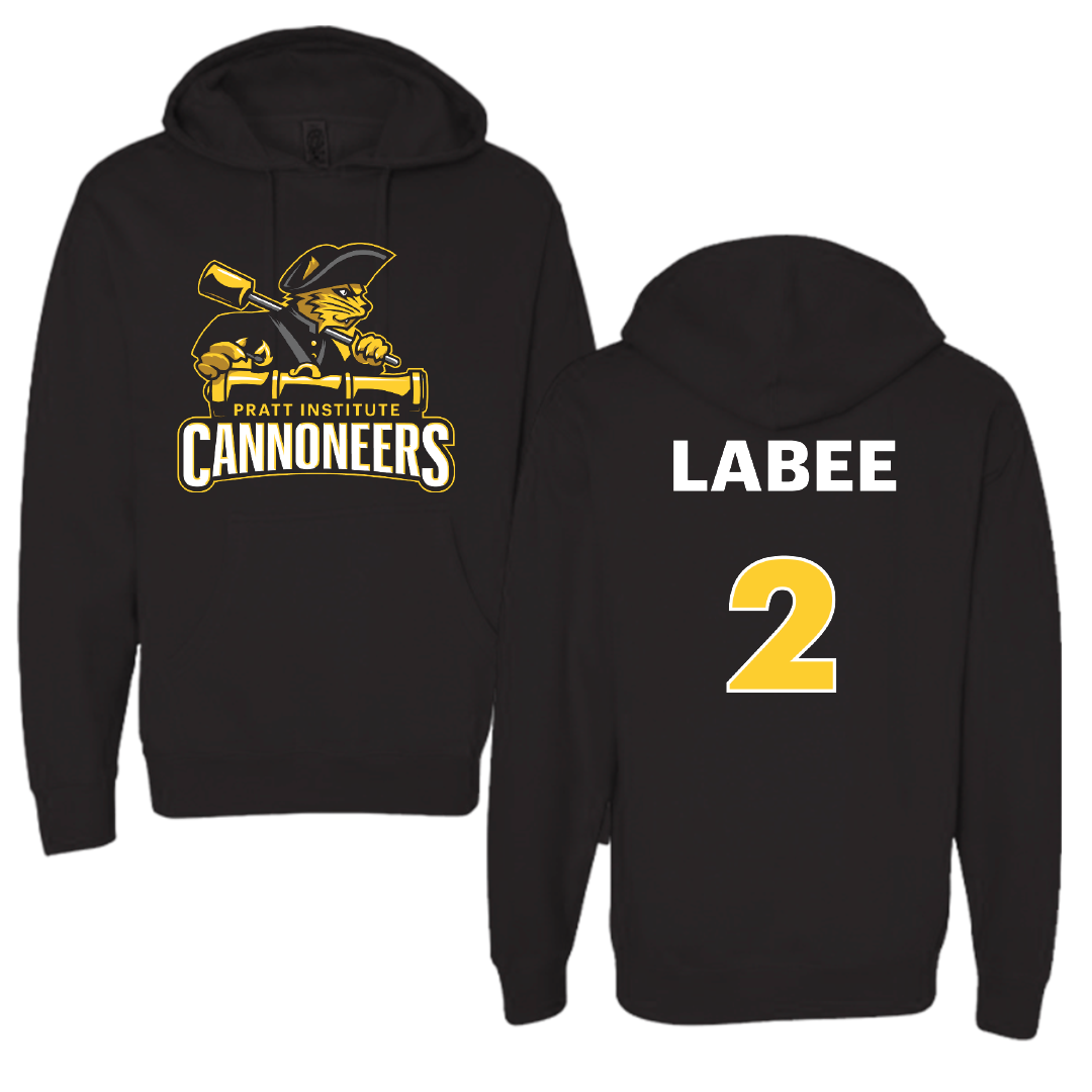 Pratt Institute Basketball (M) Black Hoodie - #2 Benjamin Labee