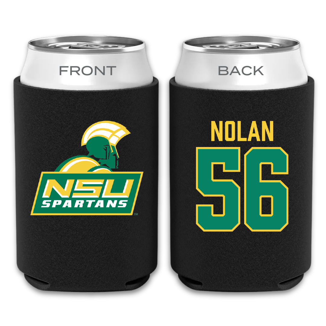 Norfolk State University Football Black Can Cooler - #56 Ryan Nolan