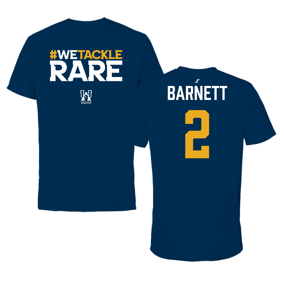 Basketball (M) Navy Uplifting Athletes Performance Tee - #2 Marquis Barnett