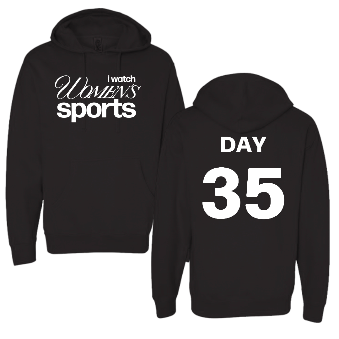 Wagner College Softball Black WHM Hoodie - #35 Addy Day