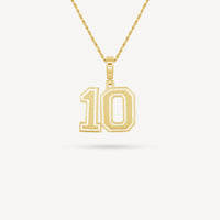Gold Presidents Pendant and Chain - #10 Andre Dennis