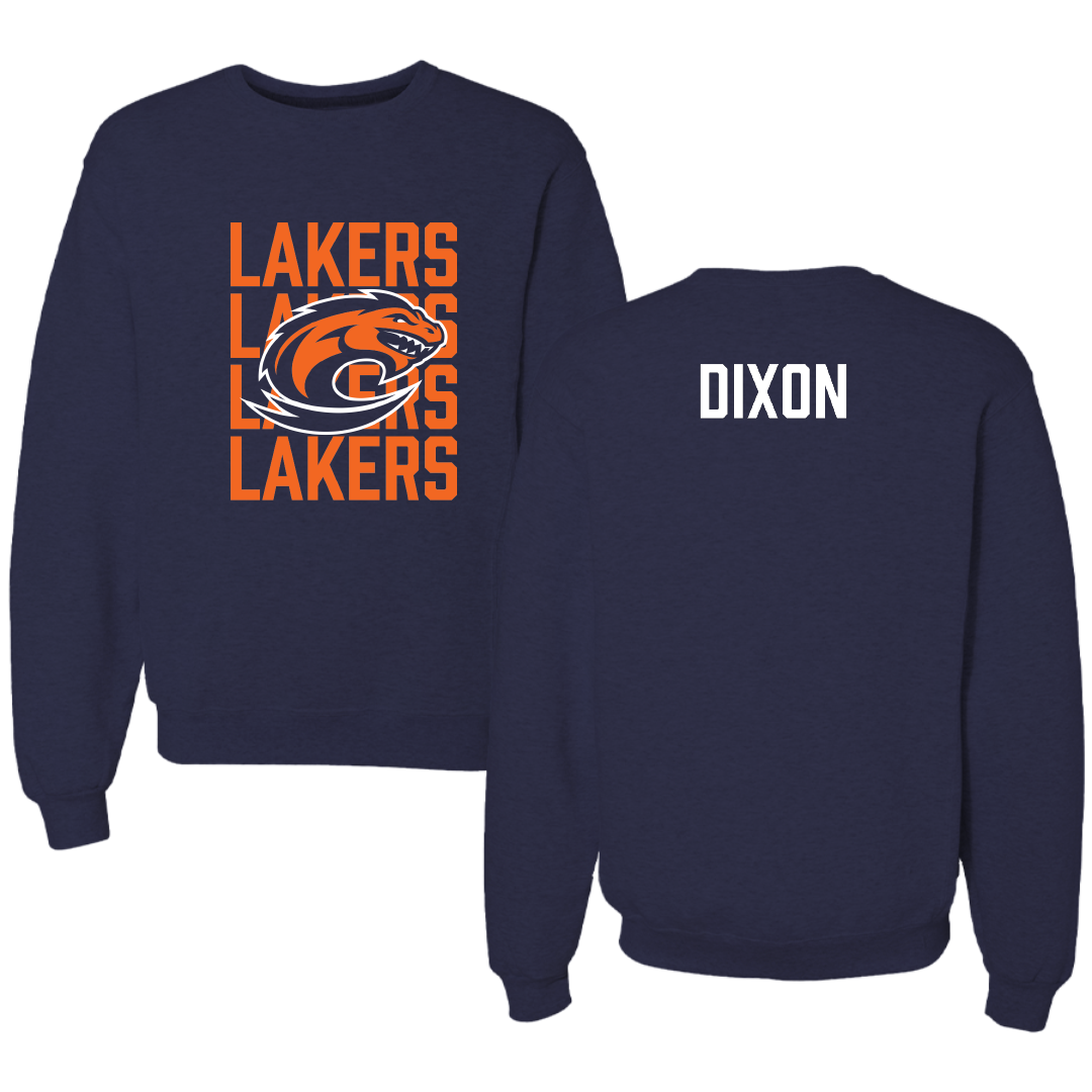 Clayton State University TF and XC Navy General Crewneck - Emanuel Dixon