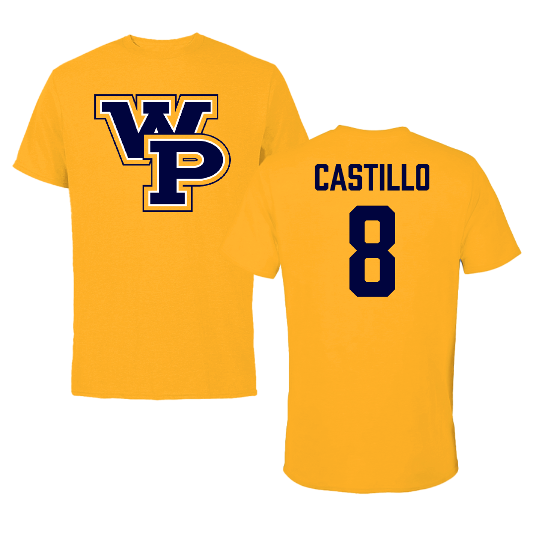 William Penn University Volleyball (M) Gold Tee - #8 Benjamin Castillo