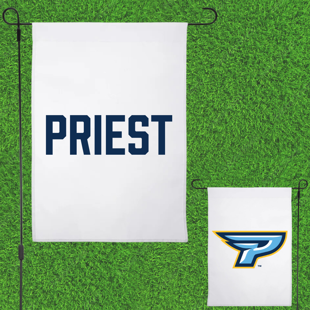 Point University Cheer White Garden Flag - Emma Priest