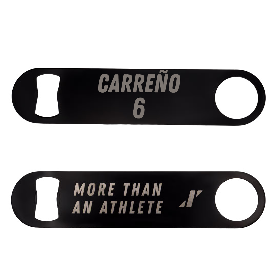 Soccer Black Bottle Opener - #6 Khari Carreño