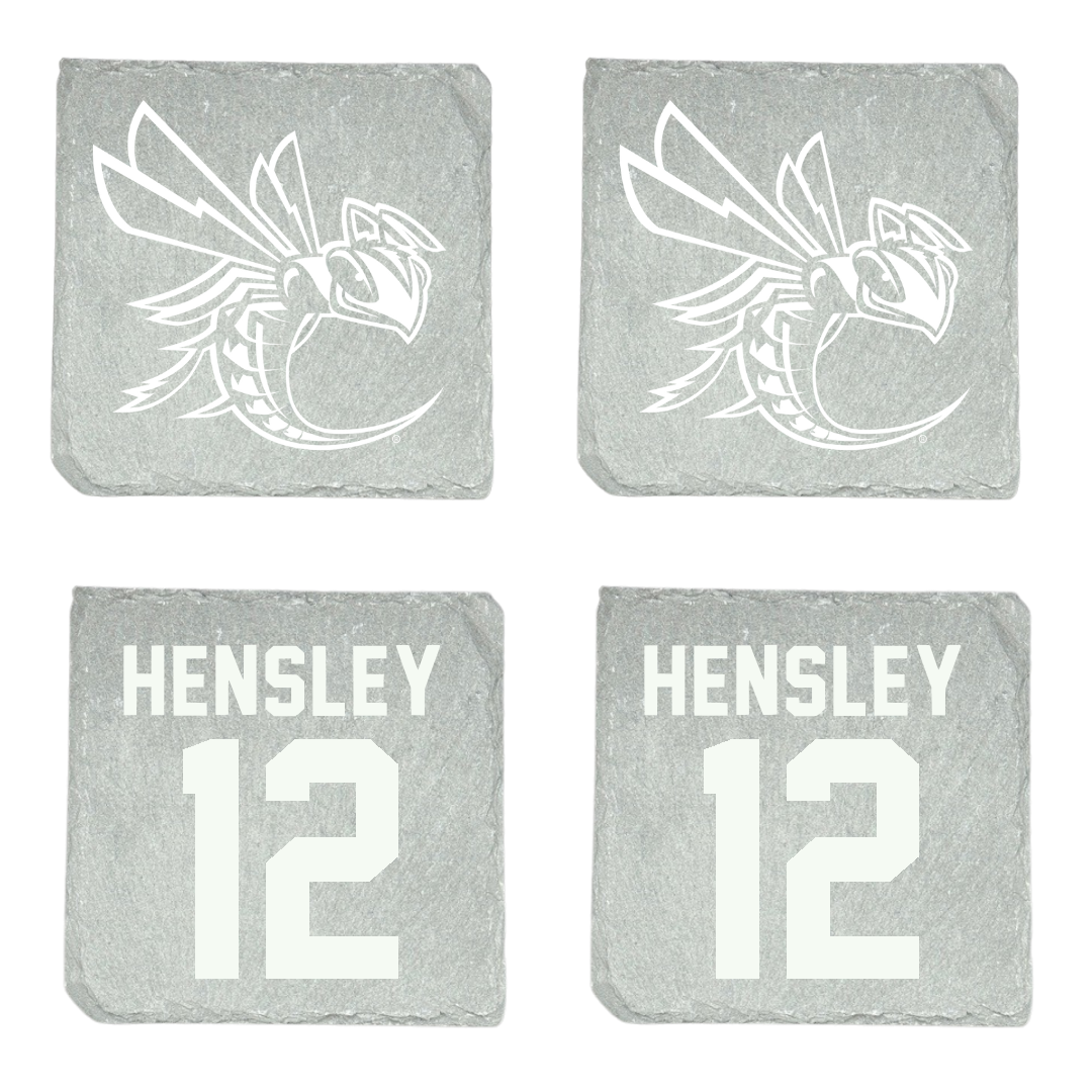 Cedarville University Volleyball (W) Stone Coaster (4 Pack)  - #12 Madelyn Hensley
