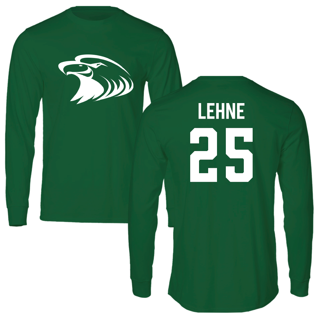 Central Methodist University Soccer (M) Green Performance Long Sleeve - #25 Nathan Lehne