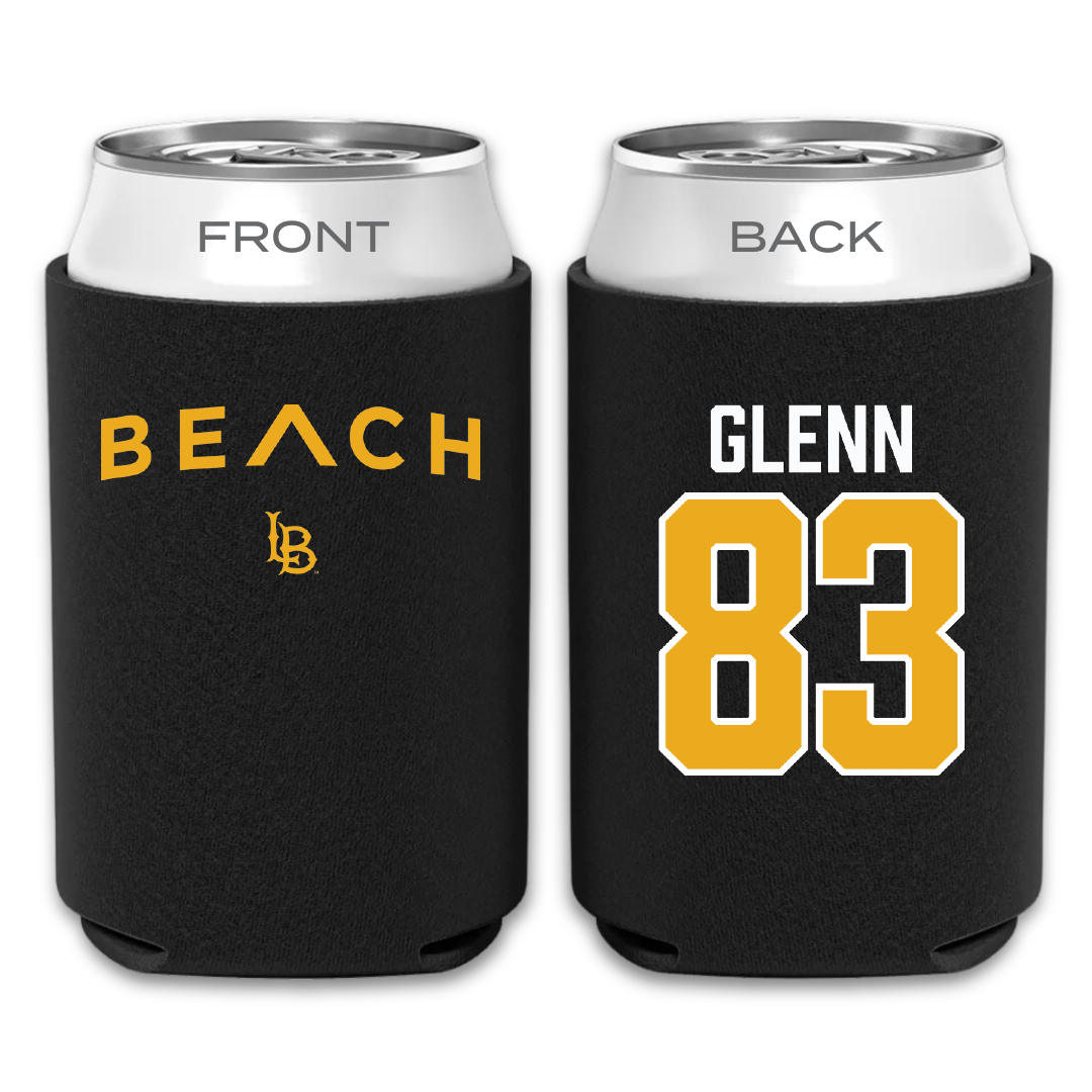 Long Beach State University Volleyball Black Can Cooler - #83 Natalie Glenn
