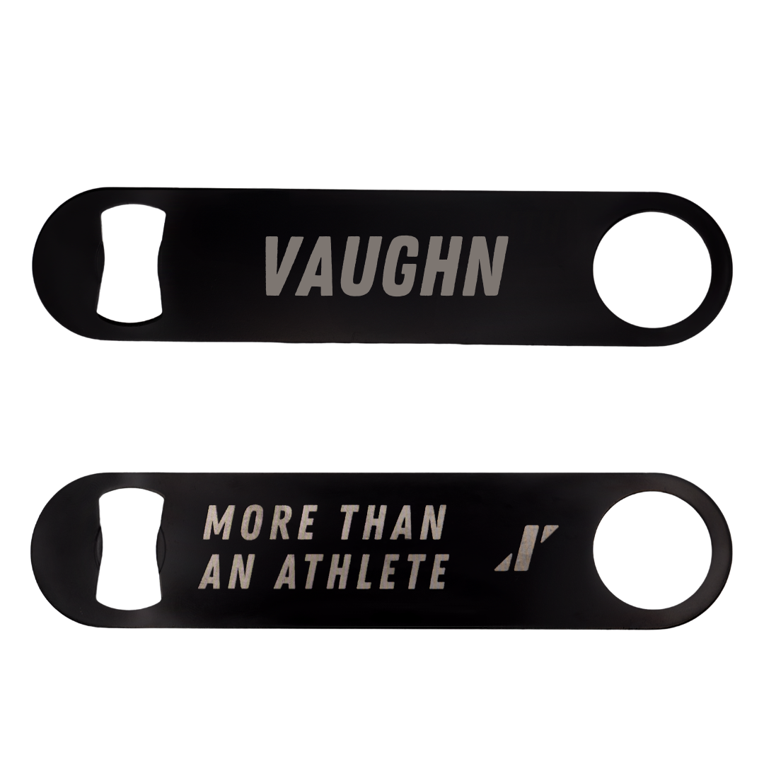 Northern Arizona University TF and XC Black Bottle Opener - Kiki Vaughn