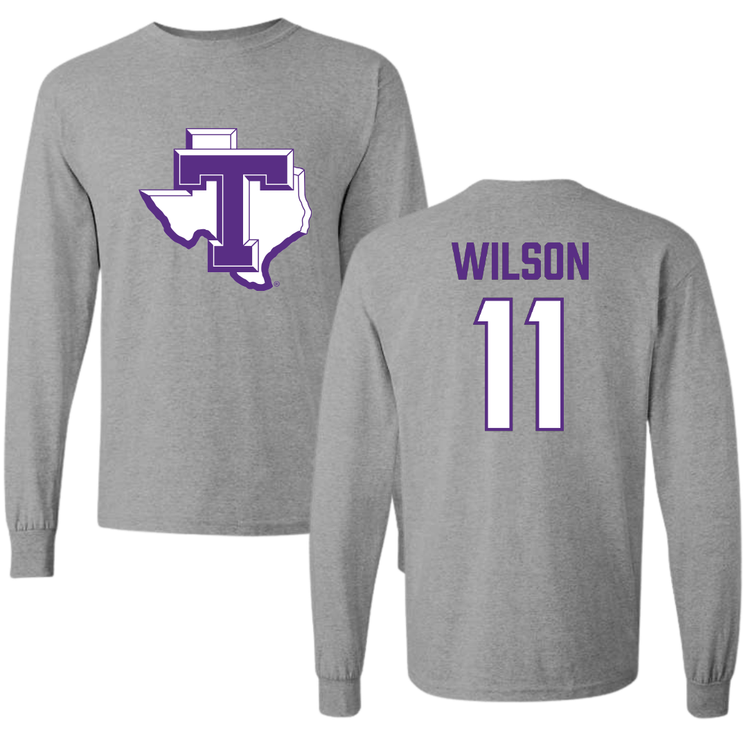 Tarleton State University Softball Sport Gray Long Sleeve - #11 Mikayla Wilson