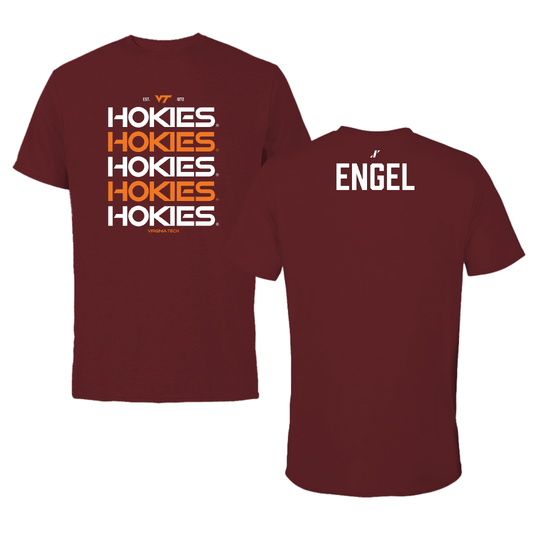 Virginia Tech Dance Maroon General Tee - Charlotte Engel