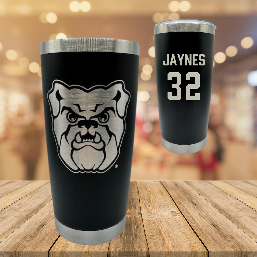 Butler University Basketball Black Stainless Steel Tumbler - #32 Sydney Jaynes
