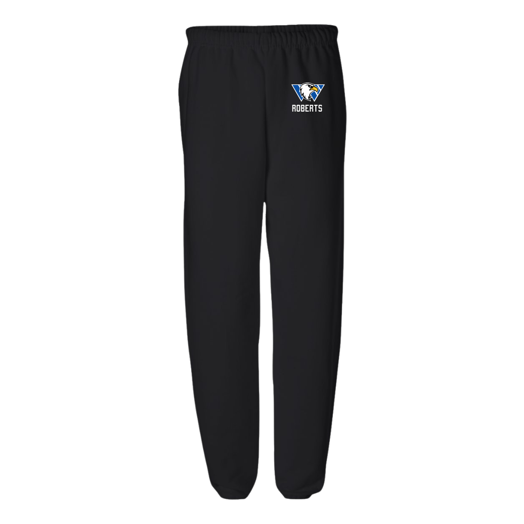 Williams Baptist University Baseball Black Sweatpants - #26 Owen Roberts