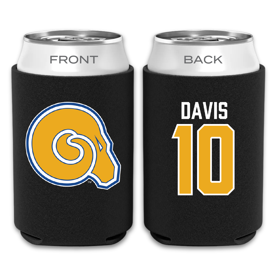 Albany State University Football Black Can Cooler - #10 Iman Davis