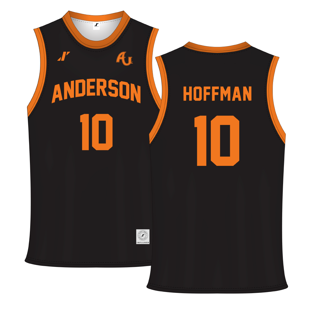 Anderson University (Indiana) Black Basketball Jersey - #10 Julia Hoffman