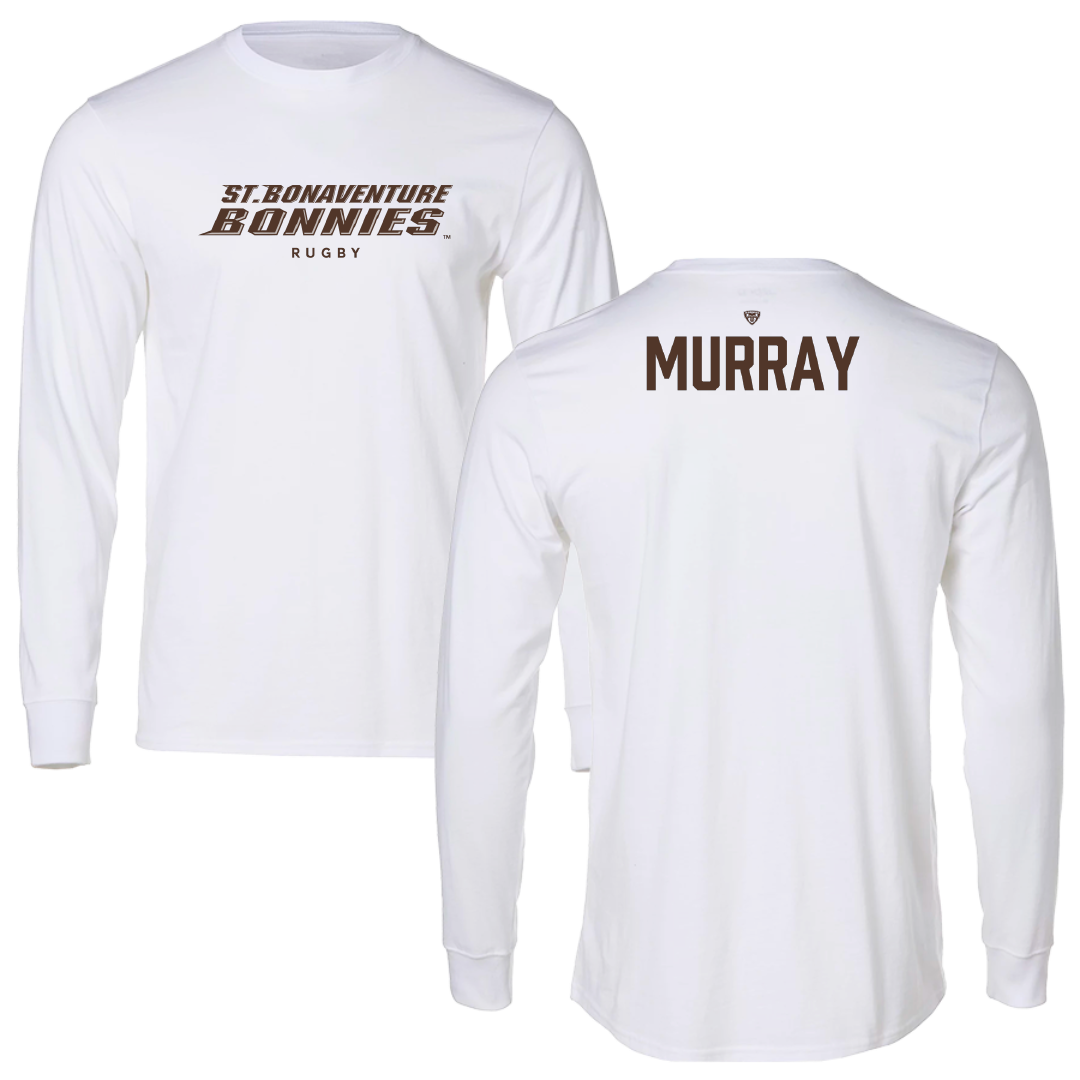 St. Bonaventure University Rugby (M) White Long Sleeve - Kane Murray