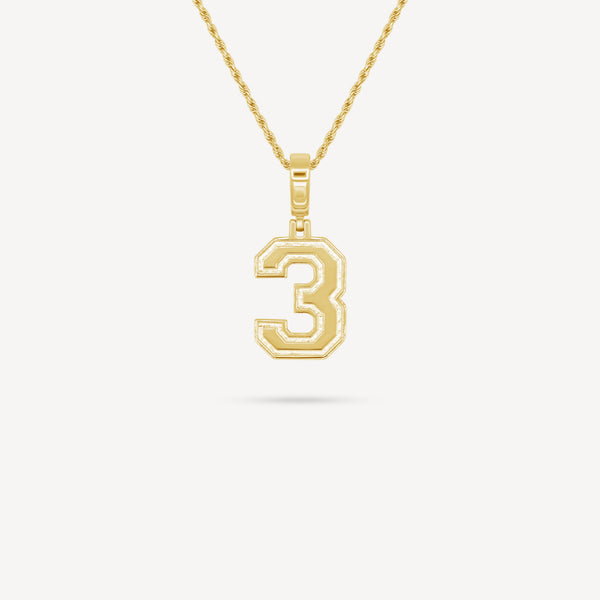 Gold Presidents Pendant and Chain - #3 Luke Skaljac