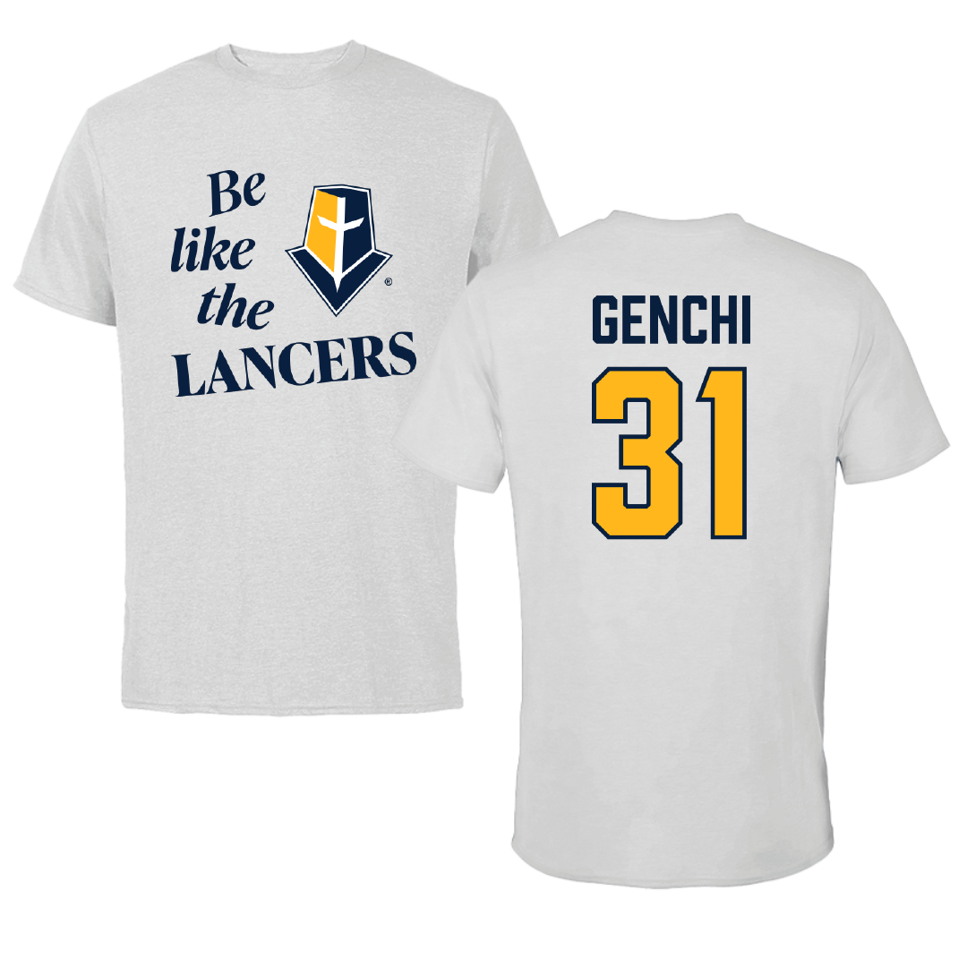Mount Marty University Soccer Light Gray Be Like Us Performance Tee - #31 Joseph Genchi