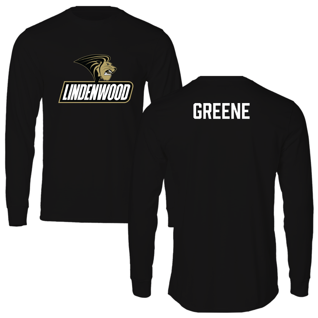 Lindenwood University Cheer Black Performance Long Sleeve - Zaria Greene