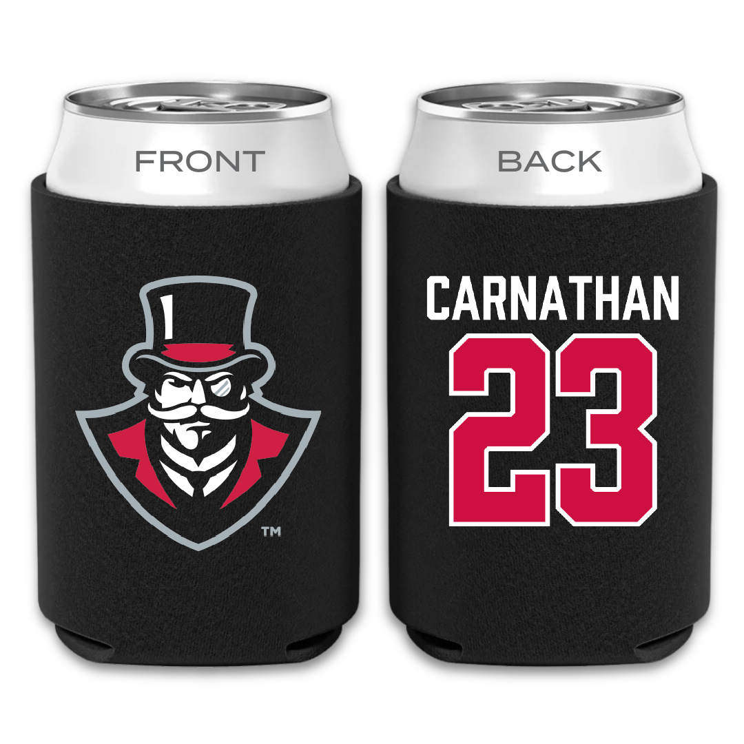 Austin Peay State University Beach Volleyball Black Can Cooler - #23 Sarah Carnathan