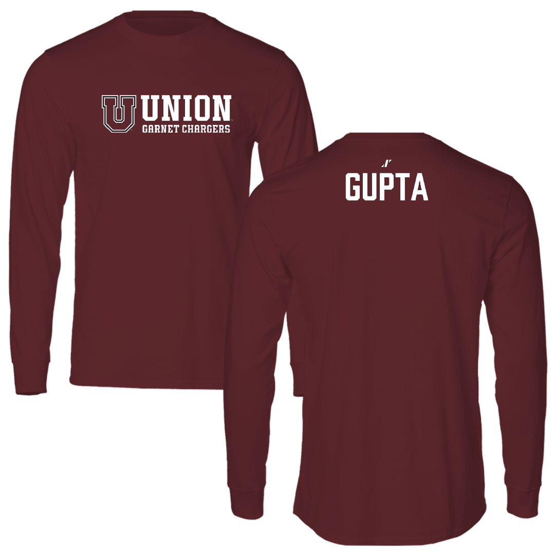 Union College Tennis Maroon General Long Sleeve - Vivaan Gupta